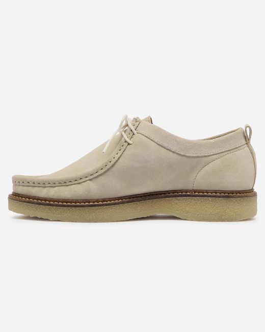 Oliver Sweeney White Marana Calf Suede Moccasin Shoes for men