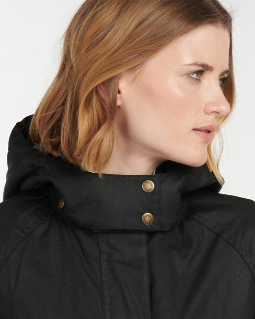Barbour Black Cannich Wax Jacket