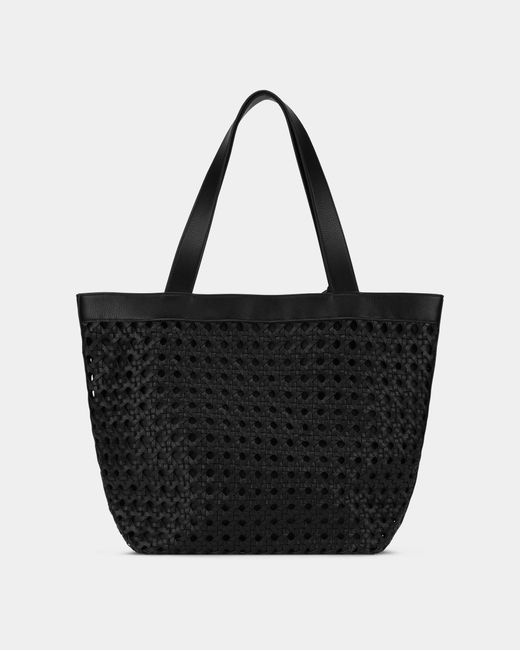 Ilse Jacobsen Black Braid Braided Shopper
