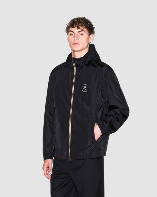 ARMANI EXCHANGE Gray Ax Pattern Reversible Jacket for men