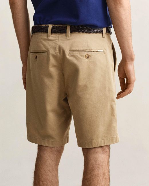 Gant Natural Regular Fit Classic Chino Shorts for men