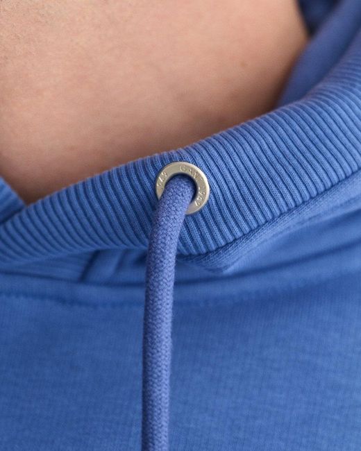 Gant Blue Regular Fit Archive Shield Pullover Hoodie for men