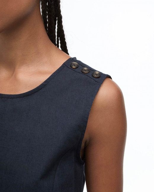 Barbour Blue Lucy Sleeveless Top