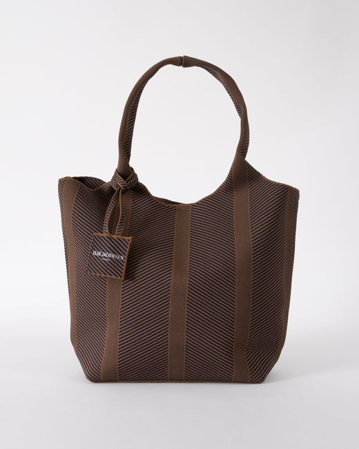 Ilse Jacobsen Brown Knitty Knitted Bag