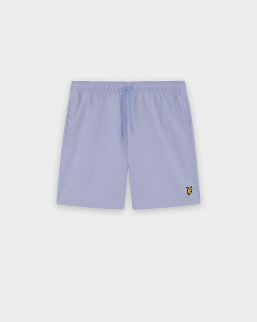 Lyle & Scott Blue Plain Swim Shorts for men