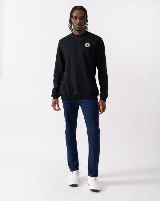 Fjallraven Blue 1960 Logo Badge Sweatshirt for men
