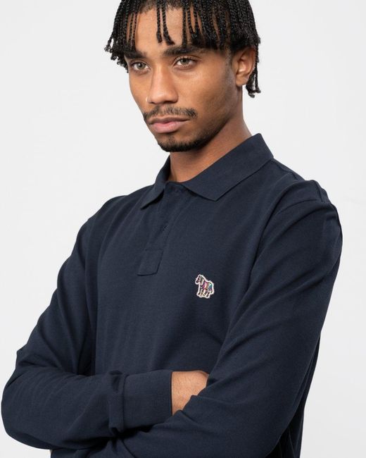 paul smith zebra polo navy
