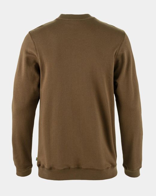 Fjallraven Green 1960 Logo Badge Sweatshirt for men