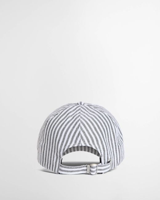 Barbour White Cresswell Cap for men