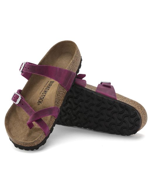 Birkenstock Brown Mayari Oiled Nubuck Sandals