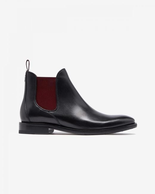 Oliver Sweeney Blue Andante Leather Chelsea Boots for men