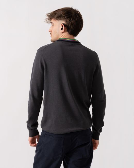 Paul Smith Blue Ps Sweater Zip Neck Zeb Bad for men