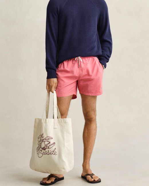 Gant Pink Swim Shorts for men