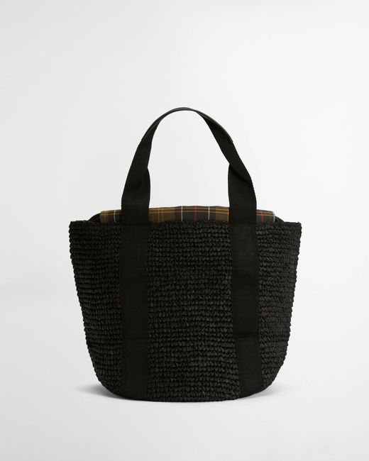 Barbour Black Lily Beach Tote