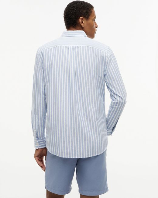 Tommy Hilfiger Blue Heritage Oxford Long Sleeve Striped Shirt for men