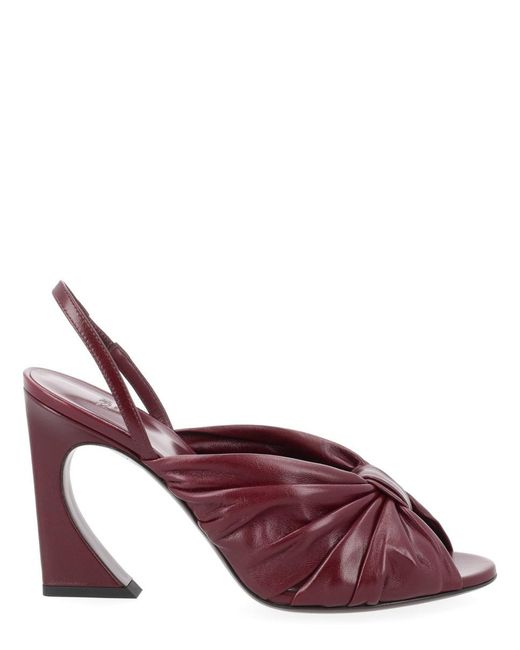 Fendi Purple Slingback "Arco"