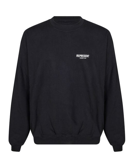 Represent Blue Mini Front Logo Sweater For for men