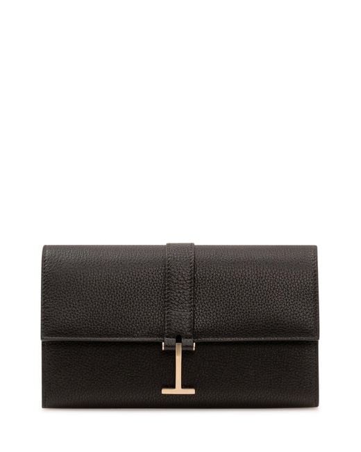 Tom Ford Black Mini Wallet On Strap