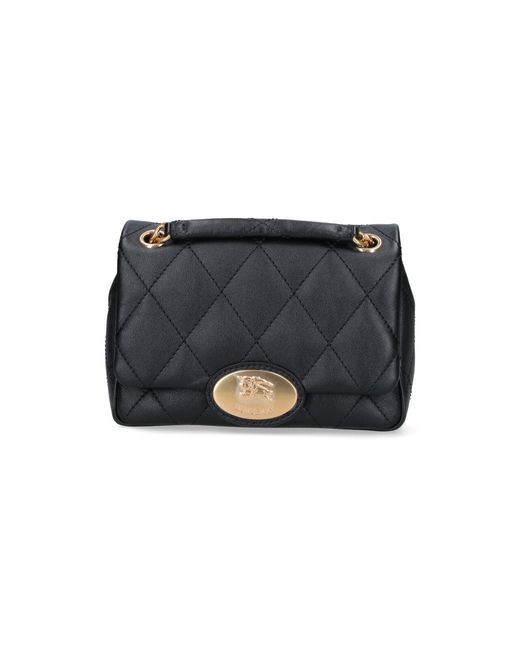 Burberry Black Bags Calf Grain Leather