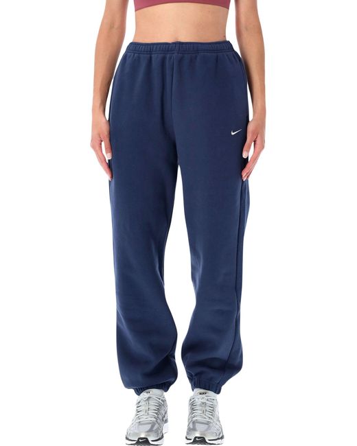 Nike Blue Athletic Crew Pullover