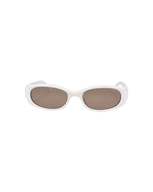 Chimi White Acetate Sunglasses