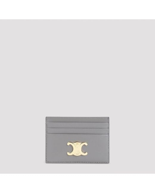 Céline Gray Triomphe Mini Card Holder