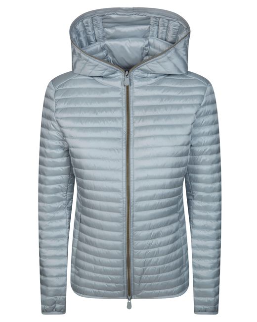Save The Duck Blue Mini Hooded Jacket