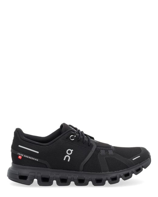 On Shoes Black "cloud 6" Sneaker