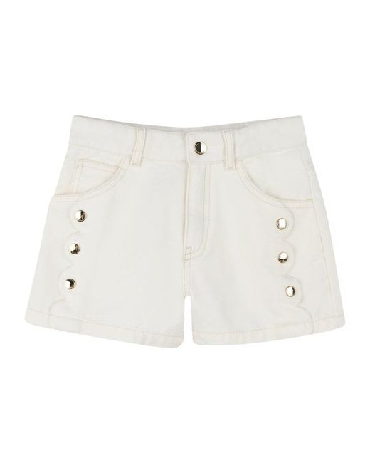 Chloé White Bermuda