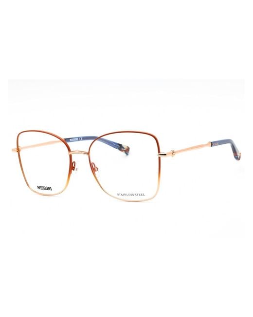 Missoni Multicolor Rectangular Eyeglasses