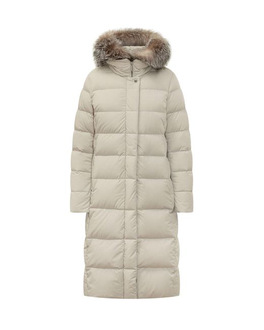 Moorer Natural Zagara-Kn Quilted Down Jacket