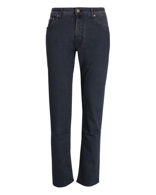 Jacob Cohen Blue Cotton Jeans for men