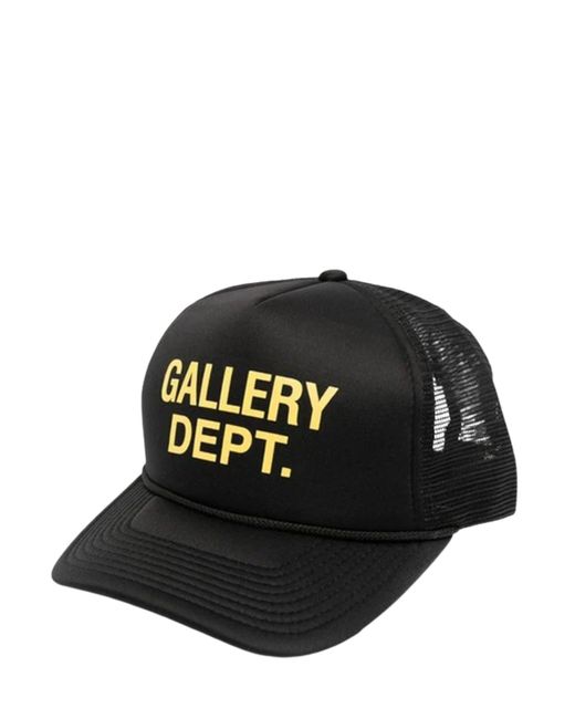 GALLERY DEPT. Black Gd Trucker Hat for men