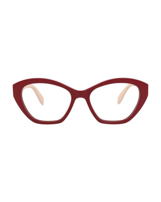 McQueen Brown Cat Eye Optical Frames