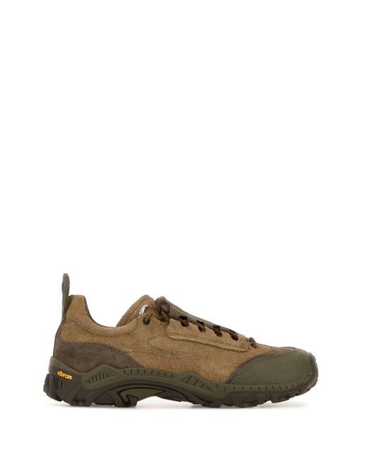 Our Legacy Brown Solid Gabe Sneakers for men