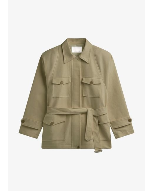 Frankie Shop Green Mini Utility Jacket