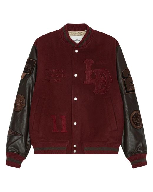 Les Deux Red Wool-Blend Overcoat for men