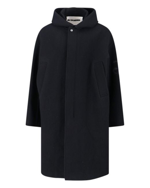 Jil Sander Blue Jackets Virgin Wool for men