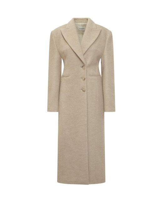 ANDAMANE Natural Long Jacket For Fw25