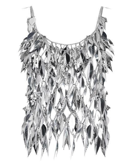 Rabanne Metallic Top Chainmail