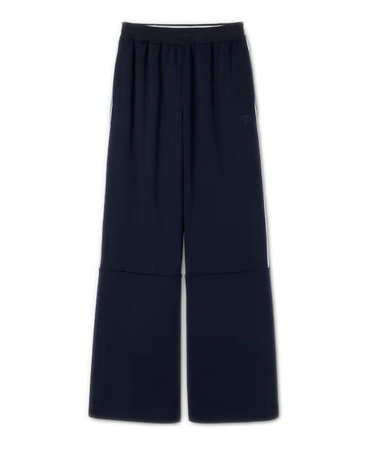Gucci Blue Technical Jersey With Drawstring Waist For