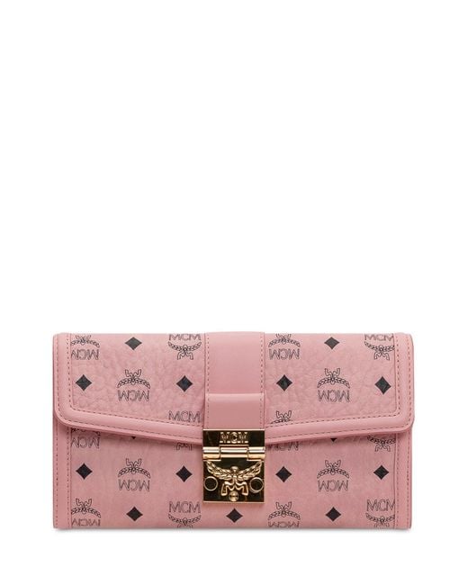 MCM Pink Mini Wallet With Chic Design