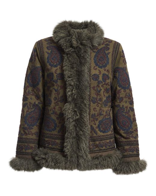 Antik Batik Green Mini Jacket