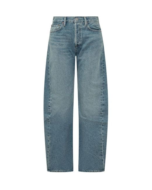 Agolde Blue Spiral Jean