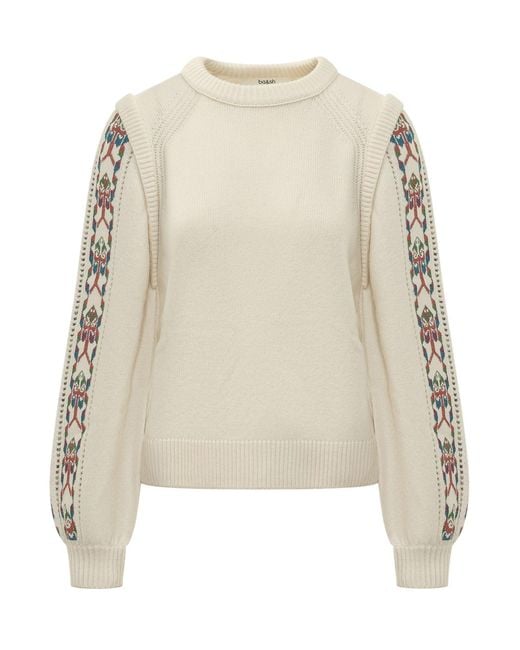 Ba&sh Natural Elda Knit Jumper