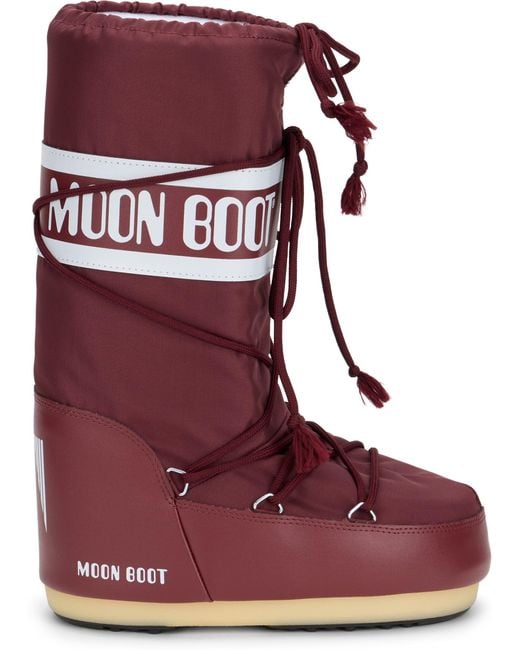 Moon Boot Red Icon Mini Boot