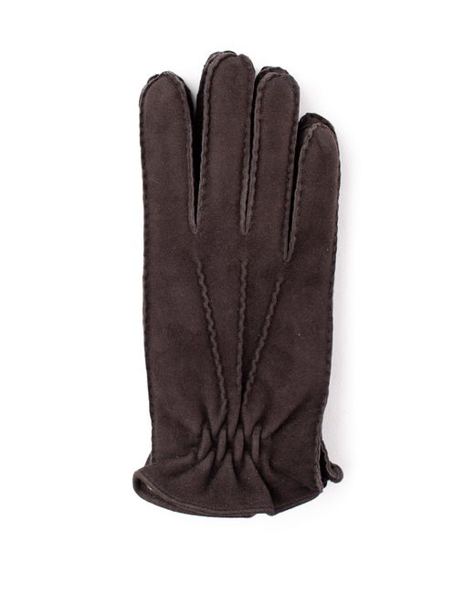Orciani Brown Classic Touch Gloves For Him for men