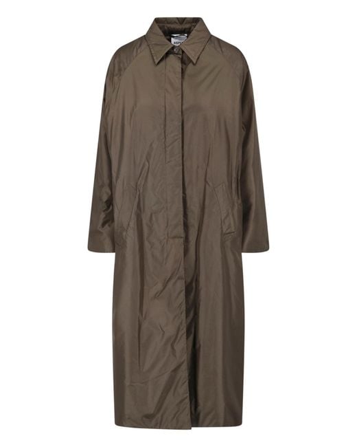 Aspesi Brown 100% Polyamide Utility Jacket