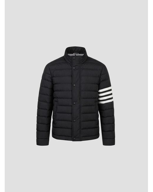 Thom Browne Black Four Bar Jacket