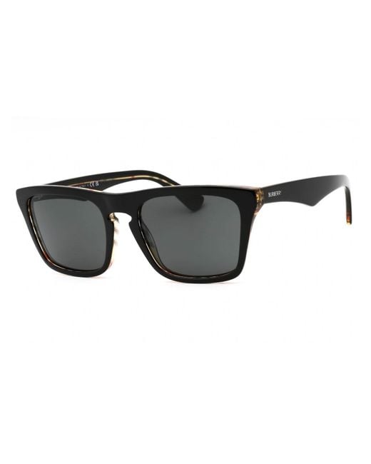 Burberry Black Rectangular Plastic Sunglasses For for men